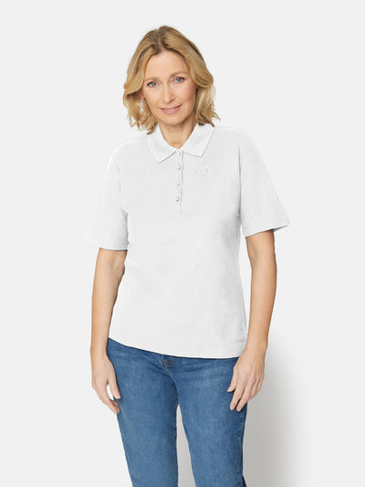 Polo T-Shirt - Hvid