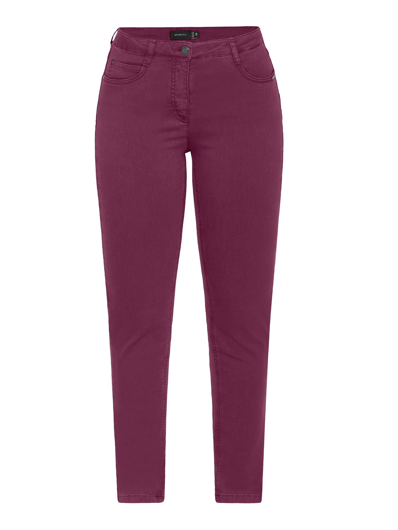 Madelaine Superstretch Jeans - Vin Rød - Straight Fit – Brandtex (DK)