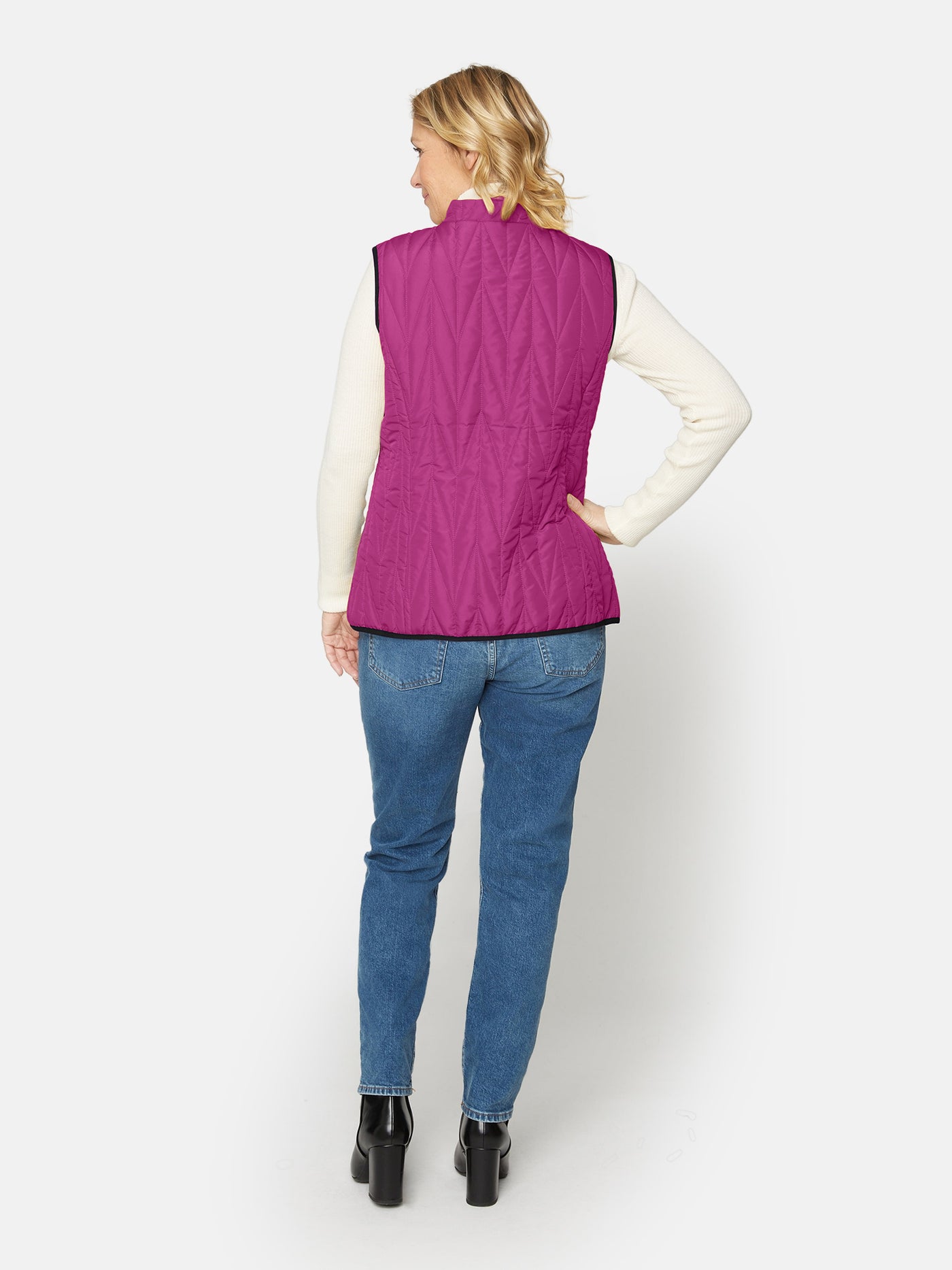 Vest - Fuchsia Red