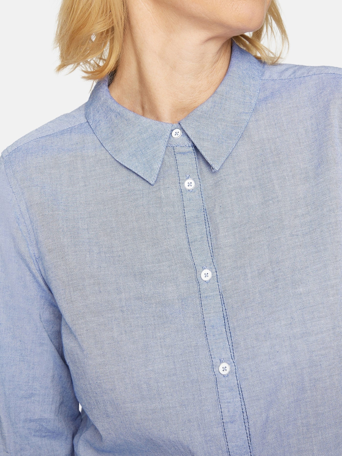 Skjorte - Chambray Blue