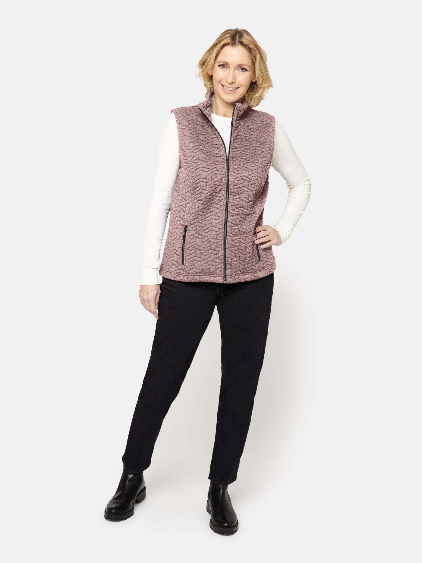 Vest - Pale Mauve