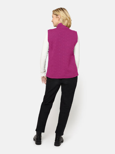 Vest - Fuchsia Red