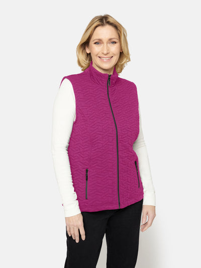 Vest - Fuchsia Red