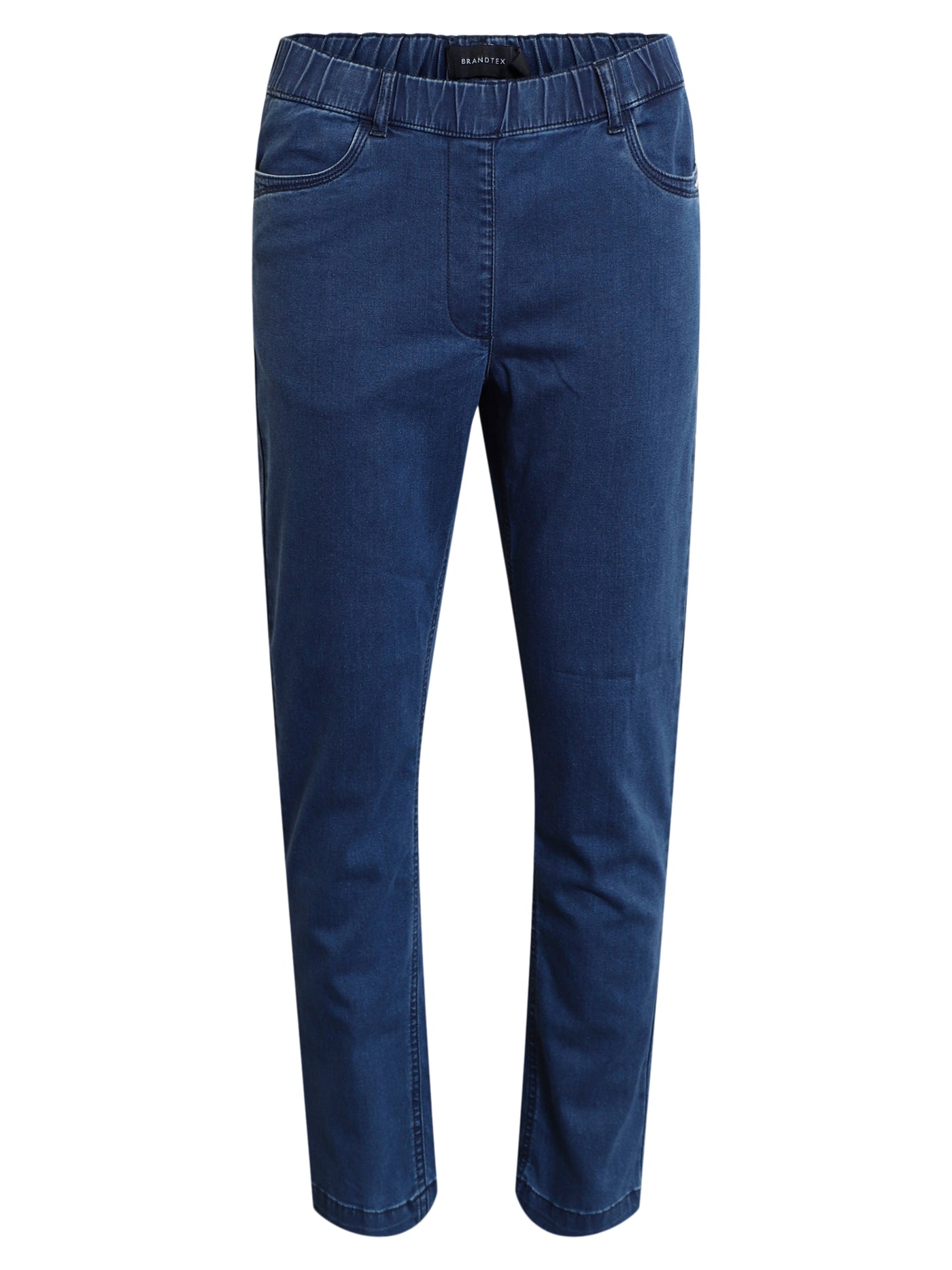 Jeans med elastik - Sofie 7/8  - Medium Blå