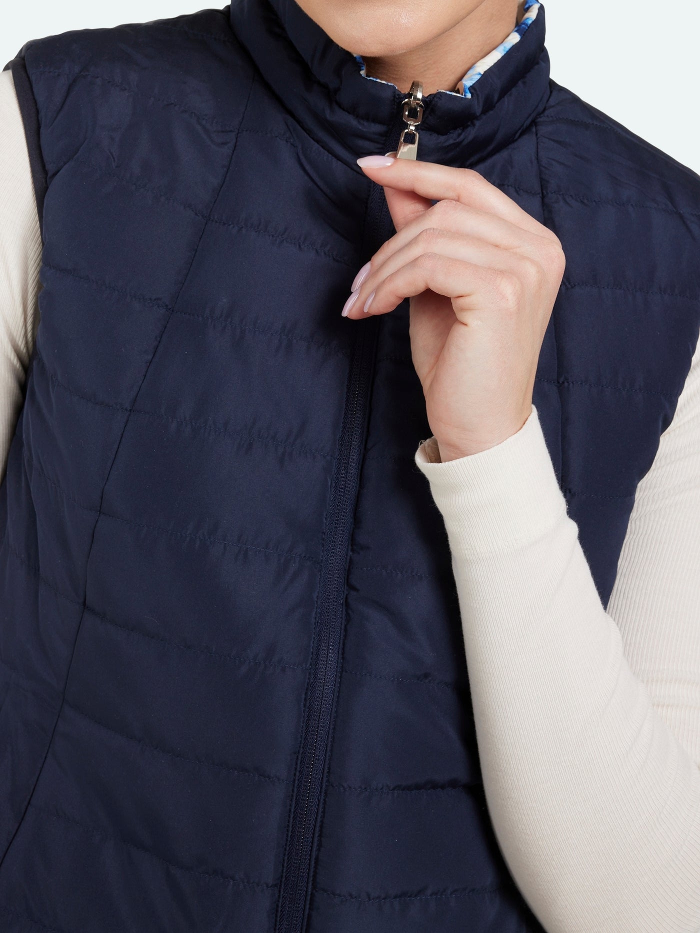 Reversible Waistcoat - Midnight Blue