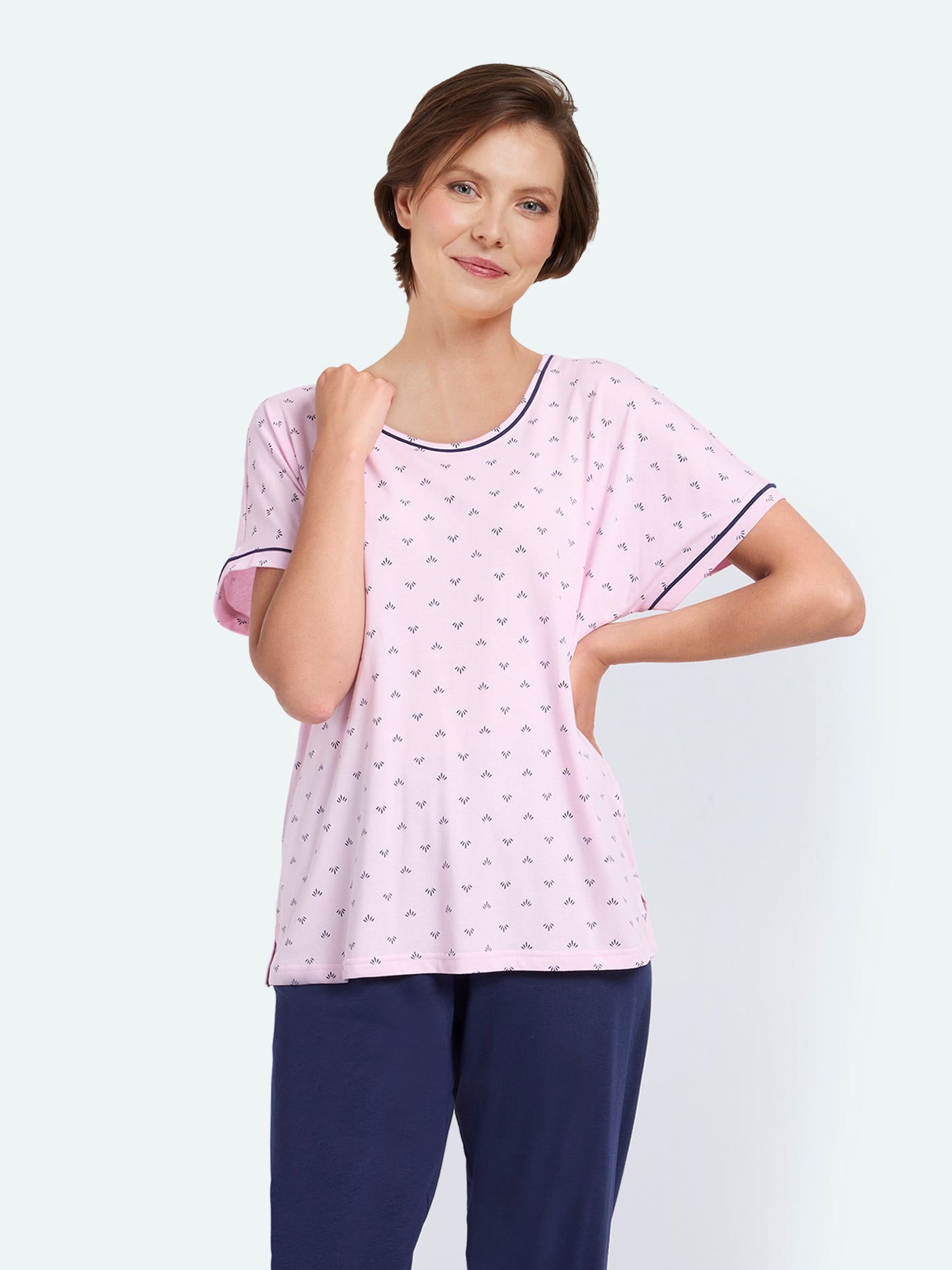 Pyjamas - Rosa / Navy