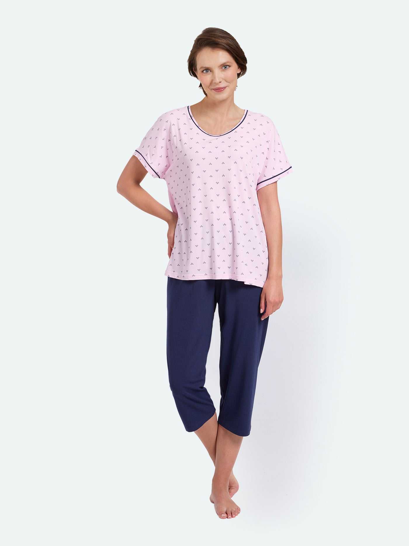 Pyjamas - Rosa / Navy