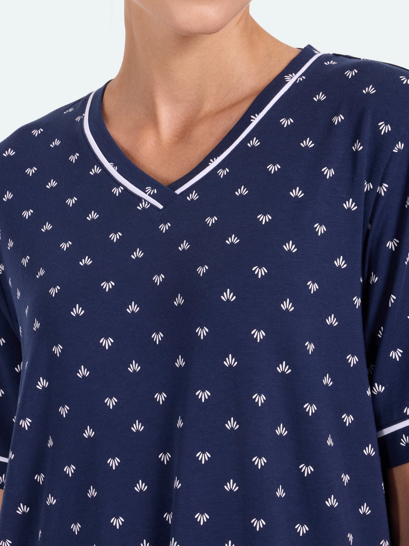 Night Dress - Navy Blue