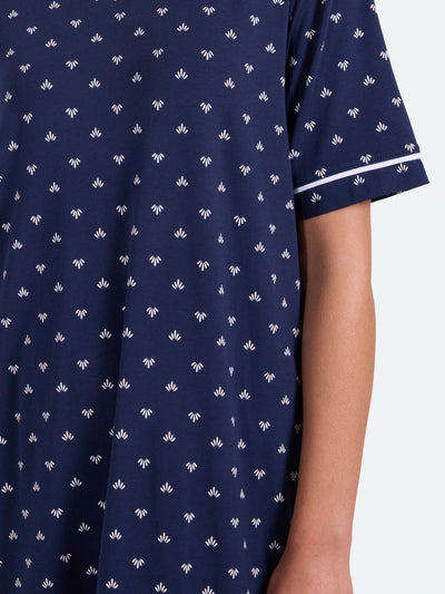 Night Dress - Navy Blue