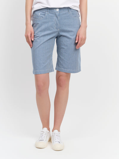 Shorts - Blå - Stribet