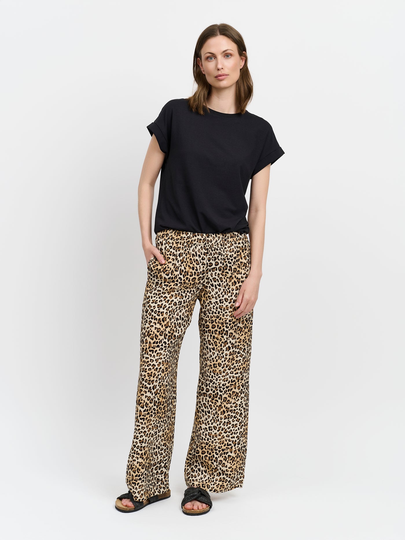Bukser- Leopard Print