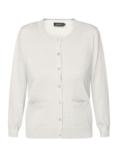 Cardigan Med Lomme - Off White