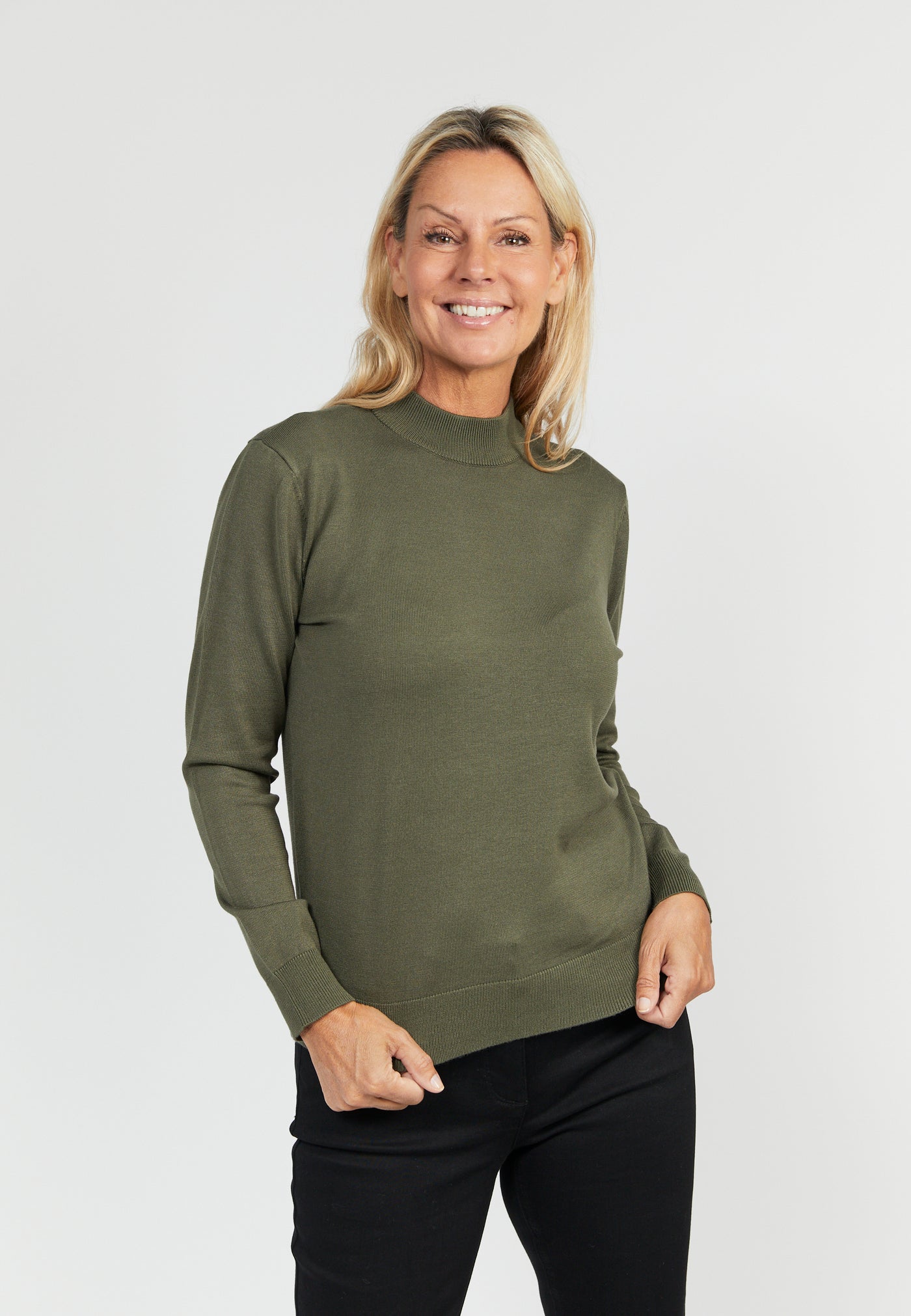 Turtleneck Pullover - Grape Leaf