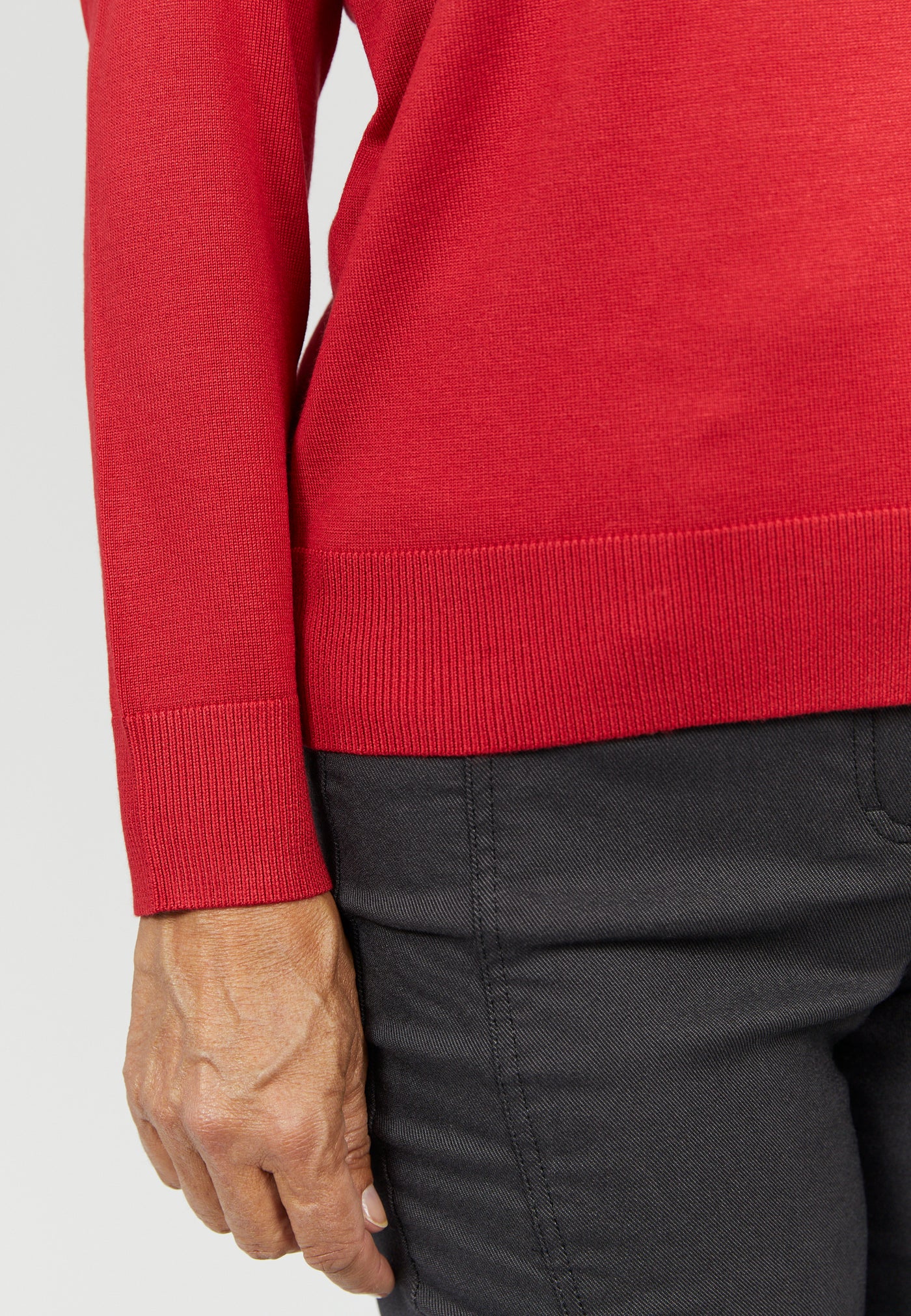 Pullover O-hals - Red