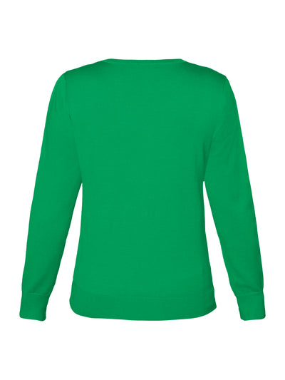 Pullover Med V-hals - Bright Green