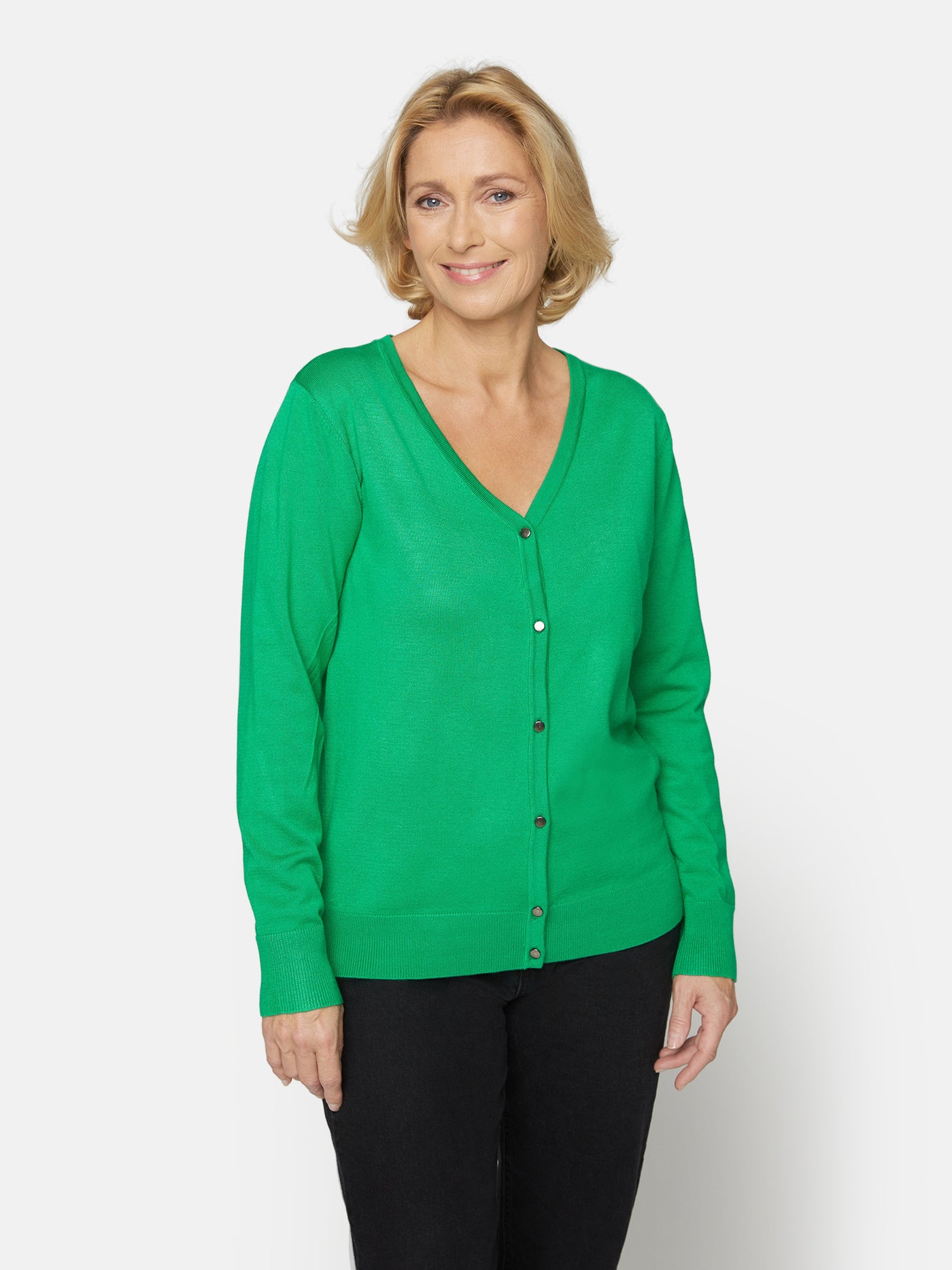 Cardigan - Bright Green
