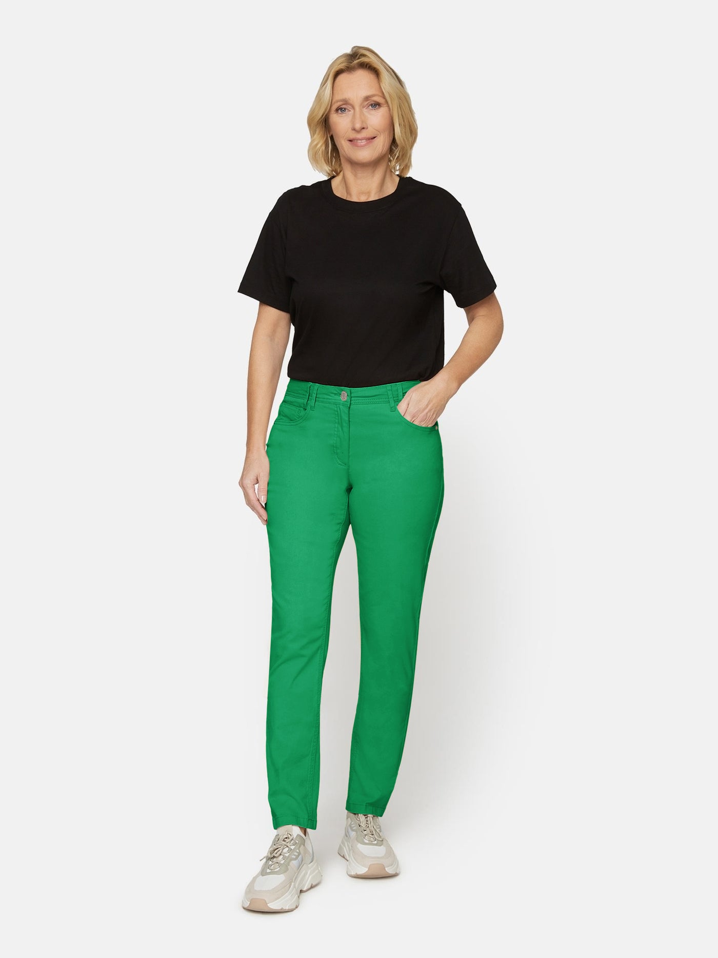Bukser Madelaine Straight Leg - Bright Green