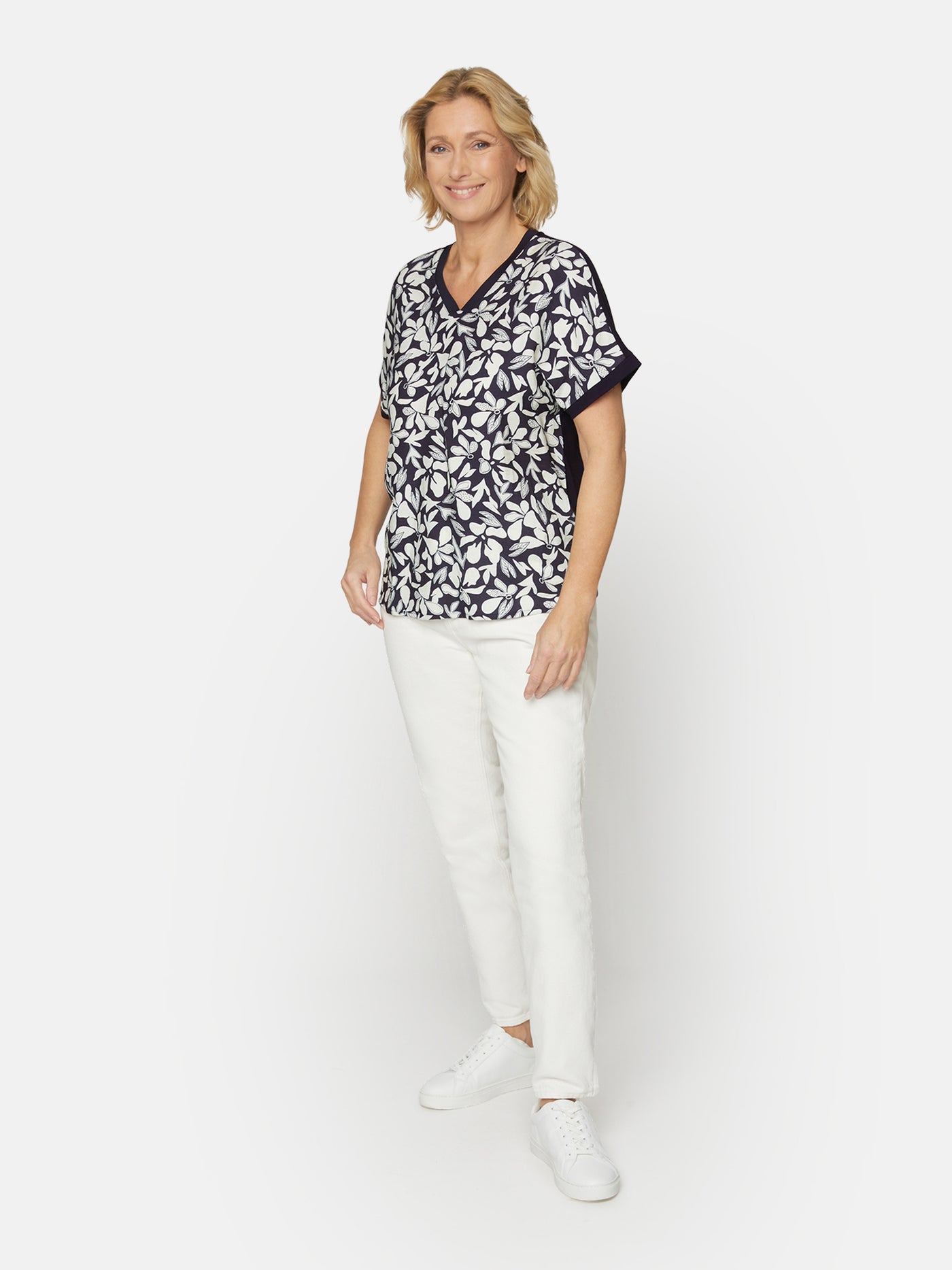 Bluse - Navy Blue
